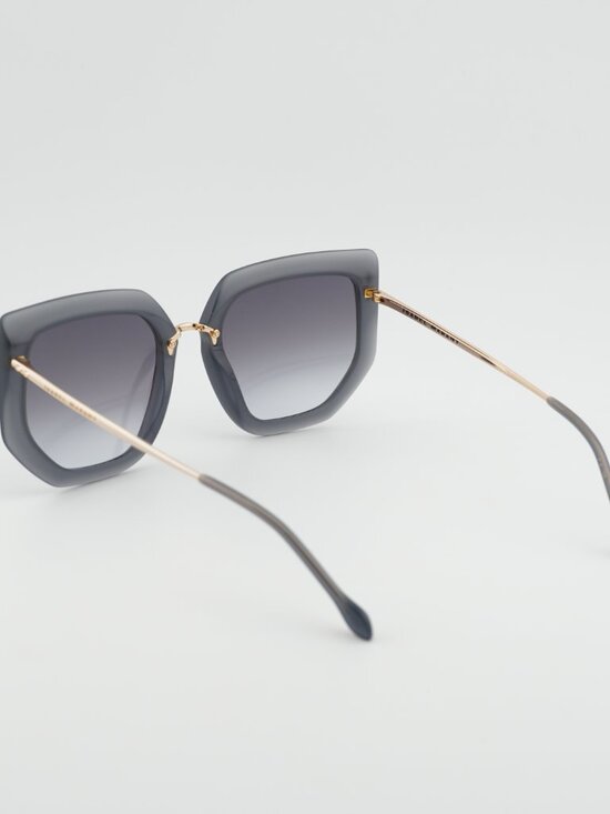 Isabel Marant IM 0149/S 0FT3 GB Sunglasses Grey Geometric Frame, Grey Lenses main image 4